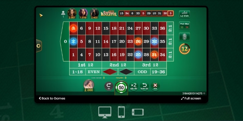 Hướng dẫn chi tiết cách chơi Roulette 3D truyền thống